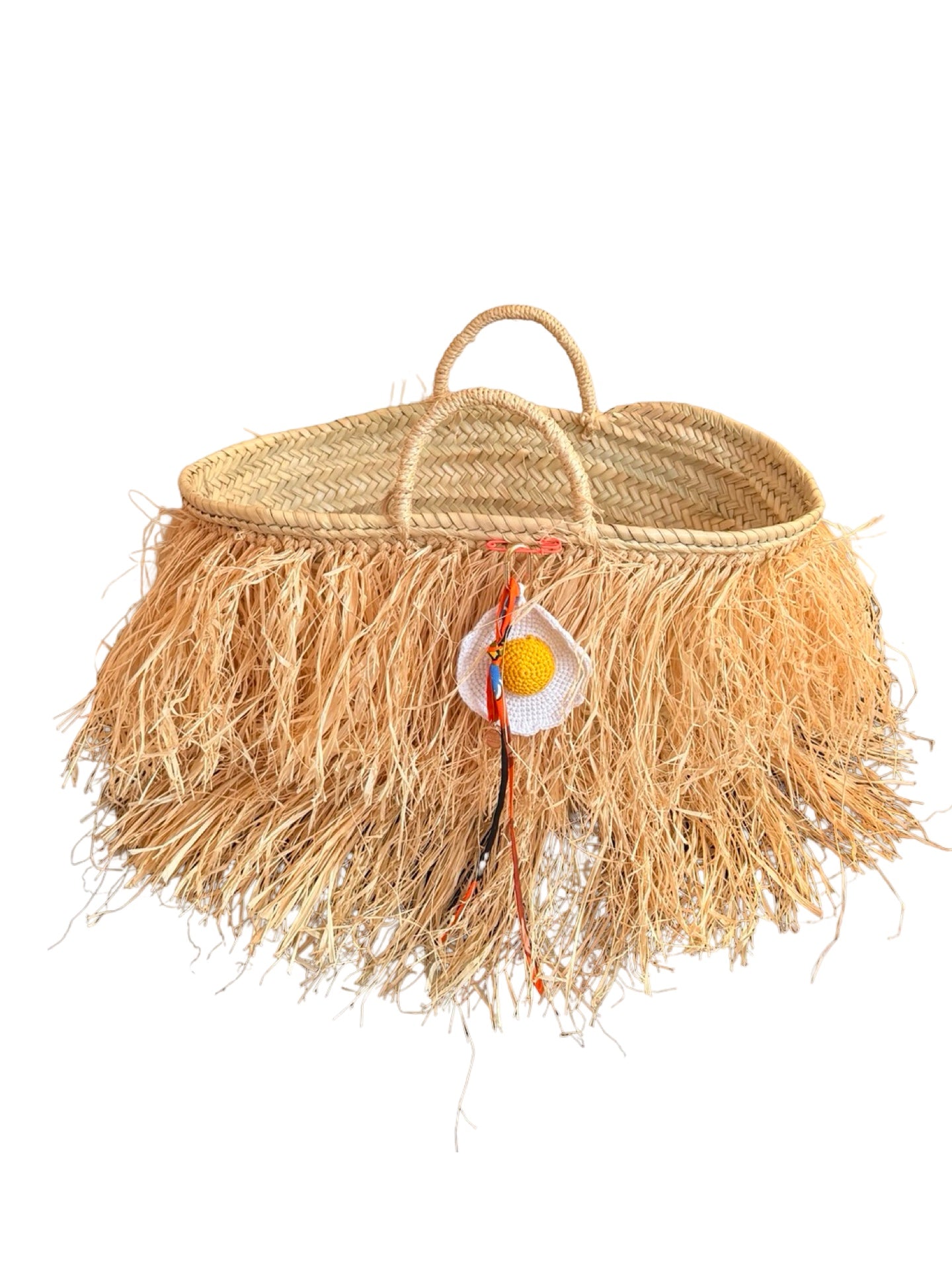 The Fringe Basket + Fried Egg Charm