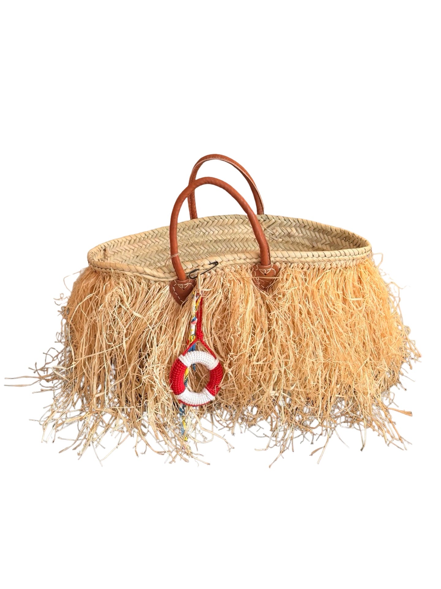 The Fringe Basket Leather + Floatie Charm
