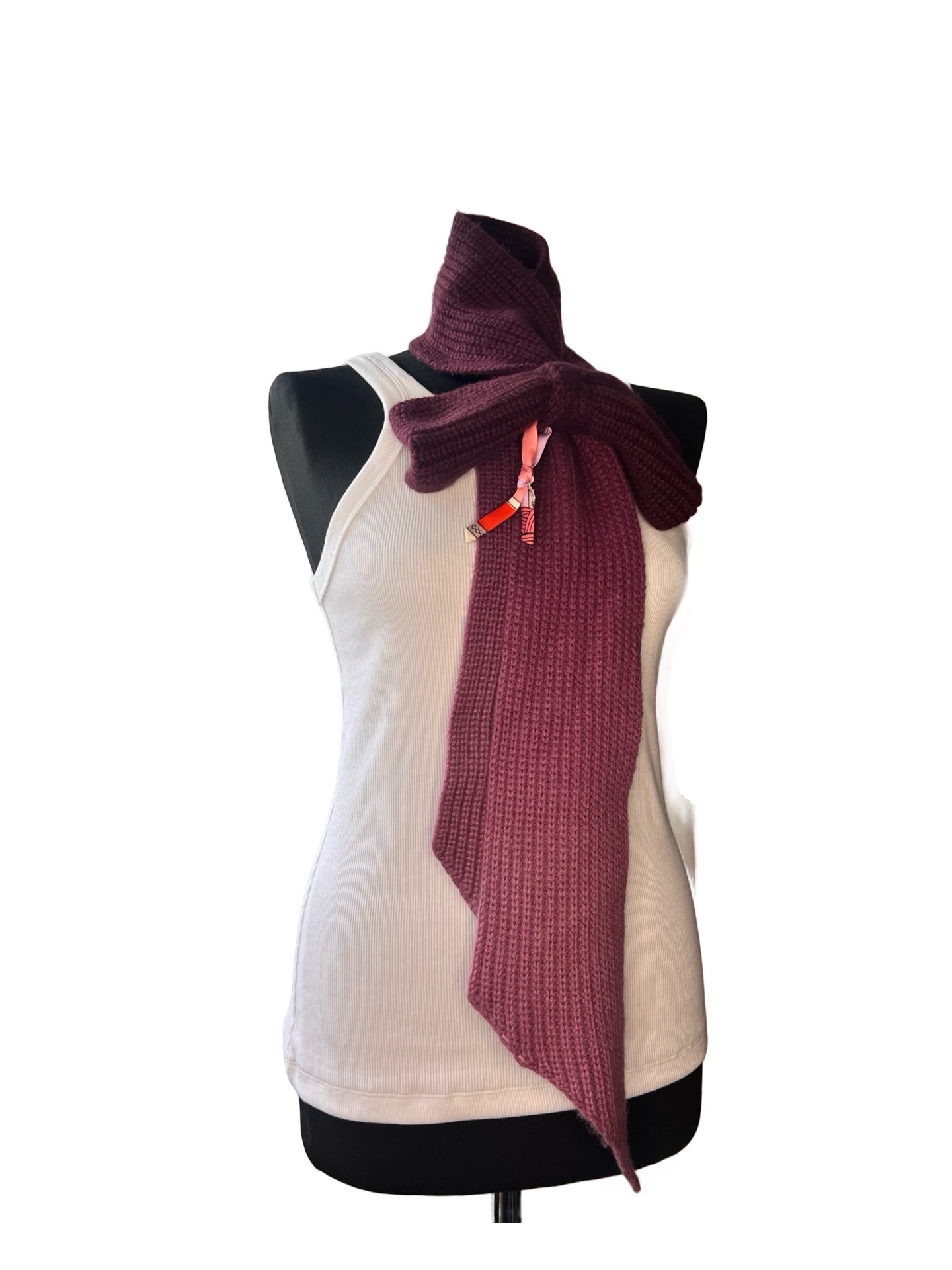 CashmereSchleife Burgundy