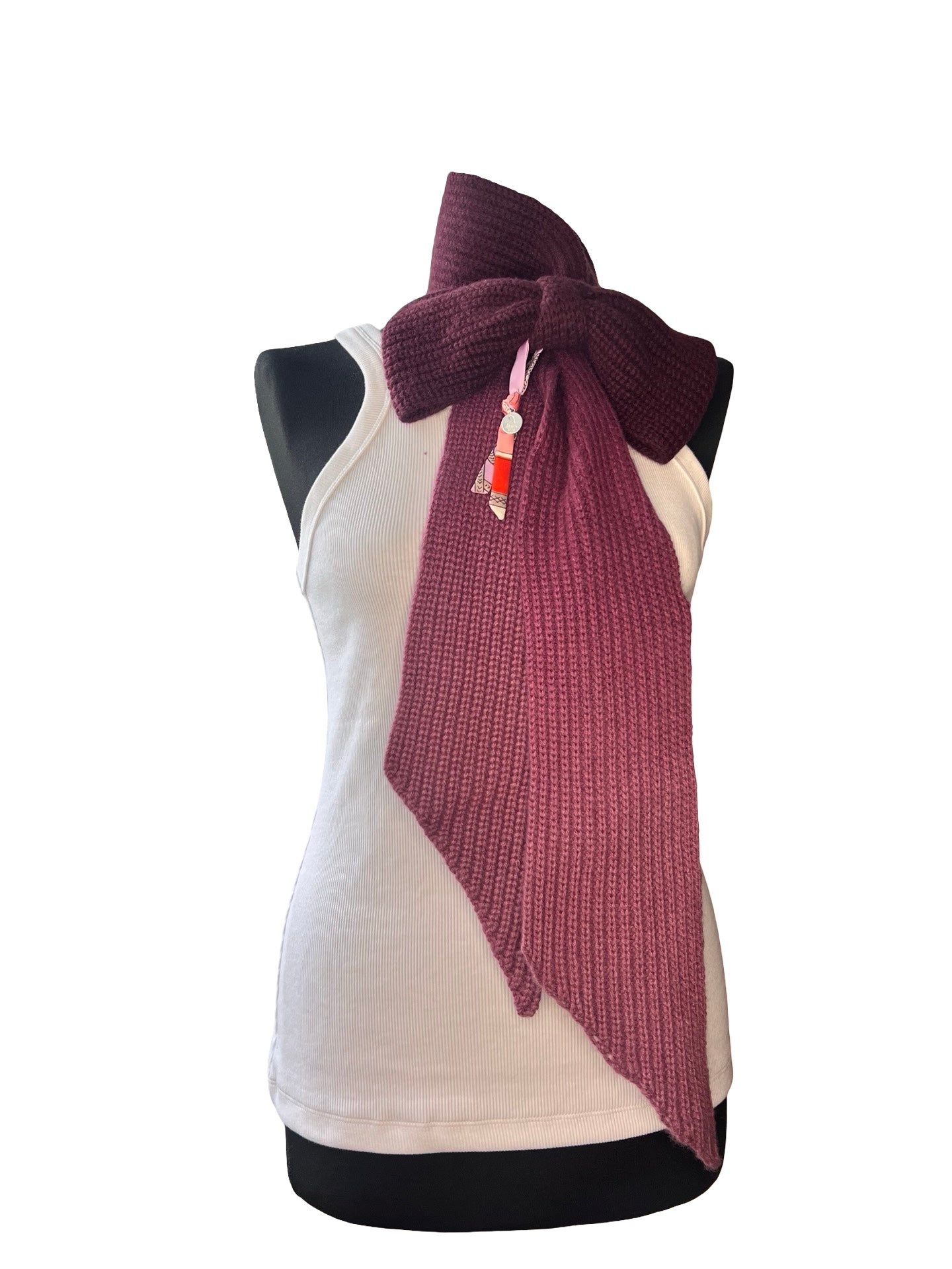 CashmereSchleife Burgundy