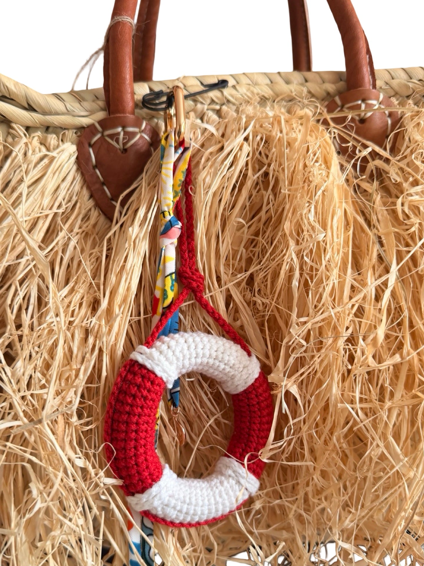The Fringe Basket Leather + Floatie Charm