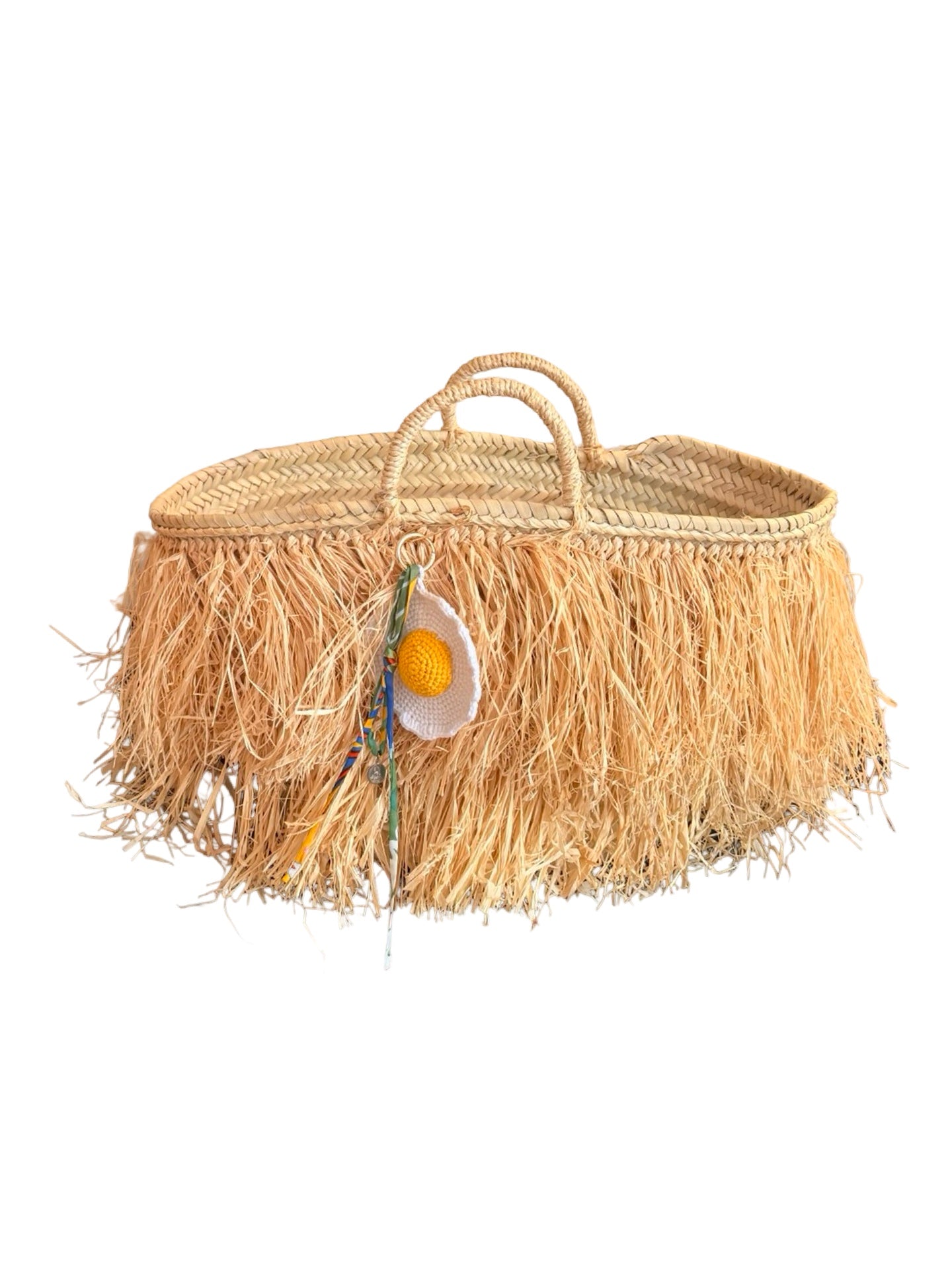 The Fringe Basket + Fried Egg Charm